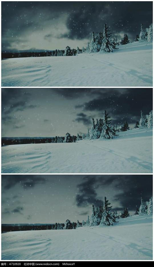 视频素材/片头片尾/ae模板动态|特效|背景视频乌云重重雪山覆盖视频