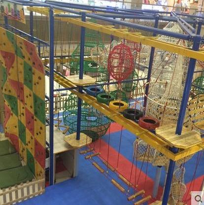 儿童体能拓展训练乐园大型室内攀岩游乐场设备器材淘气堡