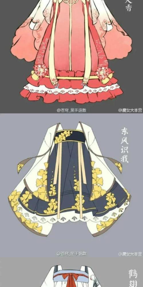 动漫古风衣服图片,动漫洛丽塔服装素材,动漫古风衣服