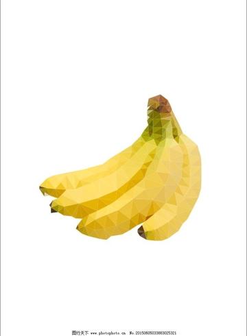 黄色香蕉片图片