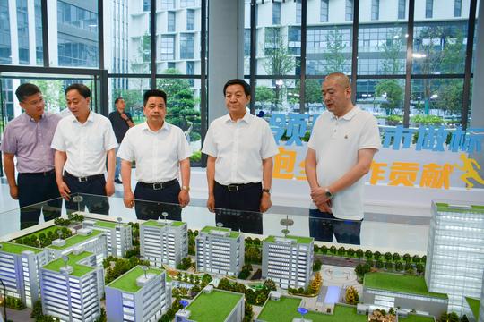 贾宇一行视察东盛慧谷