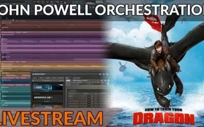 从零开始创作音乐-写像johnpowell龙主题的管弦乐编曲作曲教程midi游戏配乐音乐制作交响乐约翰包威尔