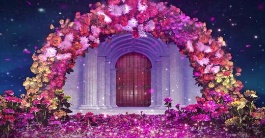 婚礼祝福婚庆花花环许愿&lt;/strong&gt;花_4096x2160_高清视频素材