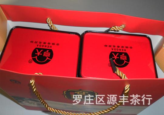 2016山东临沂特产老干烘茶叶大叶子茶霍山县产黄大茶礼盒装一级