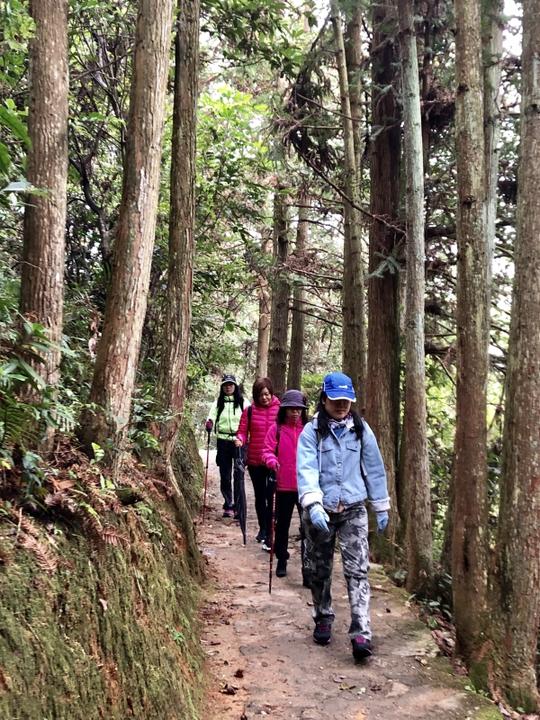 韶关新丰县云髻山徒步作业