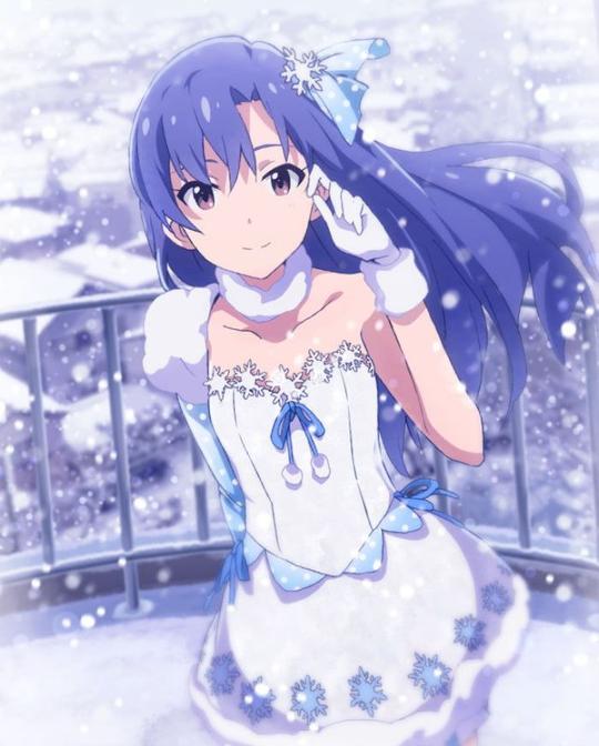 动漫二次元插画少女偶像大师人物如月千早im@s爱马仕スノー