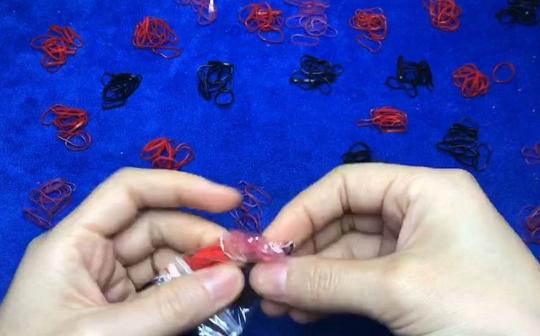 手工活外发加工儿童皮筋分装在家可加工