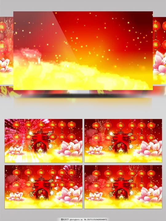春节祝福视频素材