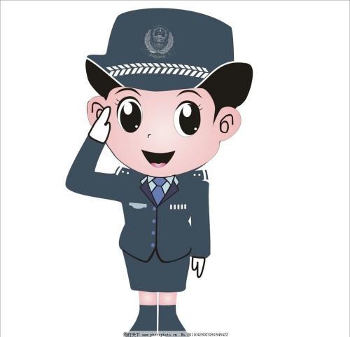 动漫警察头像-www.qqzhi.com