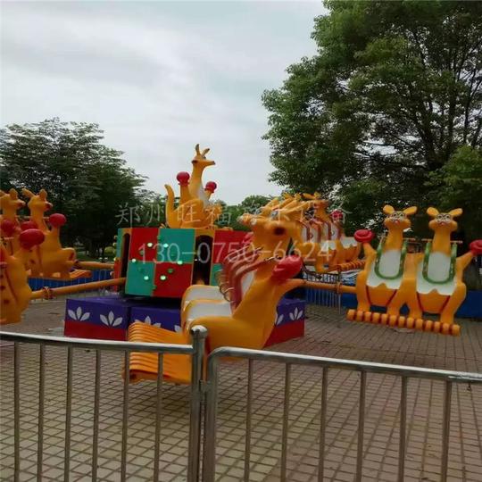 网红夜市游乐项目袋鼠跳游乐设备小投资创业广场露天娱乐设备