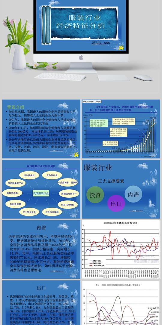 服装行业经济特征分析ppt