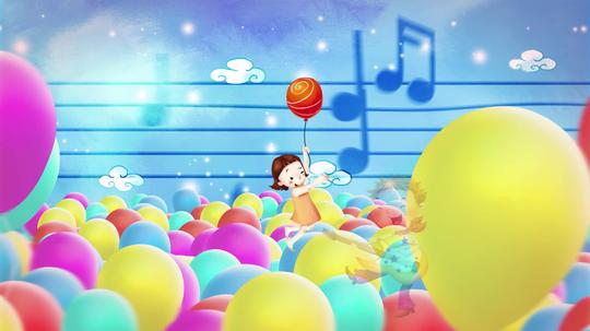 爱上幼儿园赵佳霖配乐成品_1920x1080_高清视频素材
