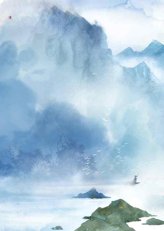 手绘古风素材