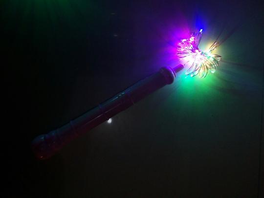 现货彩灯摇杆波波球3档闪3米30灯3节5号高亮皇冠手柄快闪慢闪长亮