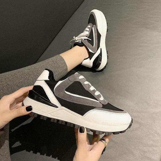 跑步鞋女超轻女鞋2020冬季新款加绒保暖阿甘鞋初中高中学生休闲运动鞋潮流鞋子灰色35