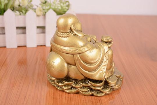 n1203hf128金元宝佛像,生意兴隆招财进宝,千万身家家居工艺品