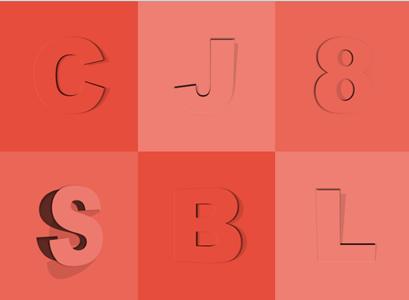 基于css3的文字3d翻转特效