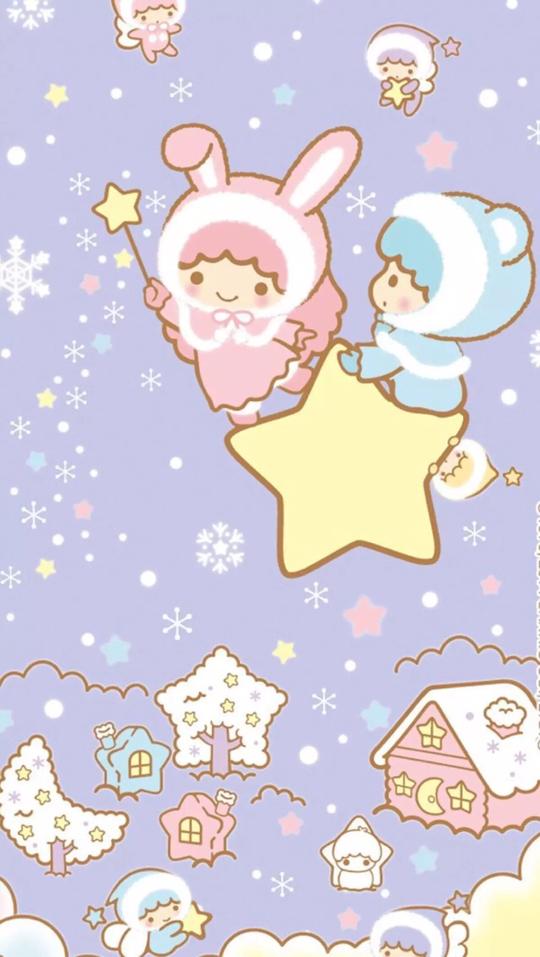 们~iphone高清手机壁纸素材手机桌面melody小双子星美乐蒂kt
