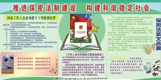 最新保密板报图片