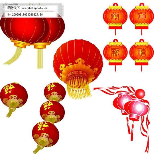 喜庆背景素材红灯笼红色灯笼高高挂