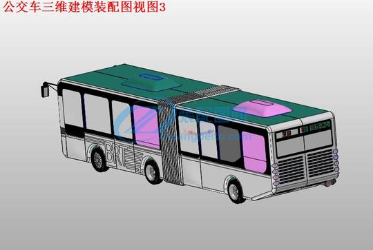 公交车模型设计【三维图纸素材优秀】-sc14