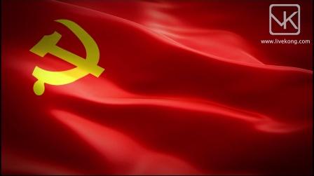 简约大气红色党旗视频素材红金党政党建动态背景年会晚会红旗飘飘天安门城门国庆建党建军节红丝绸金色舞台视频背景