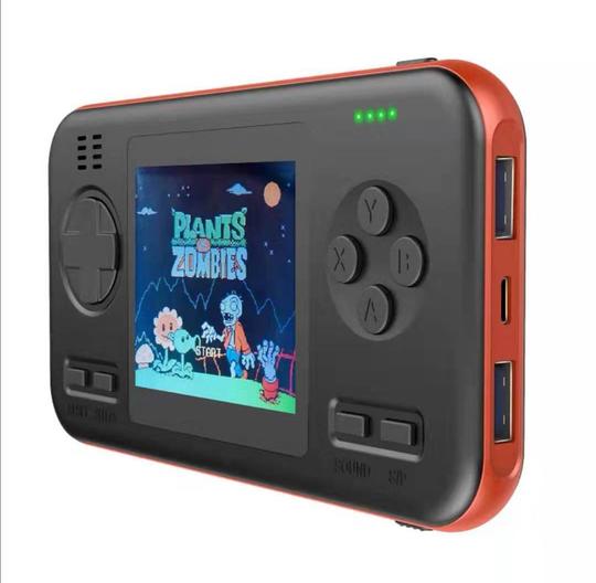 抖音爆款彩屏复古游戏机充电宝移动电源416款怀旧游戏powerbank