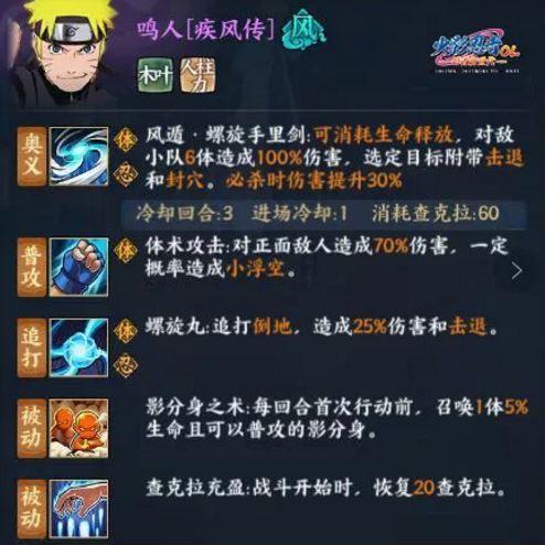 疾风传鸣人获取途径:限时招募,加入普通卡池火影忍者ol手游疾风传