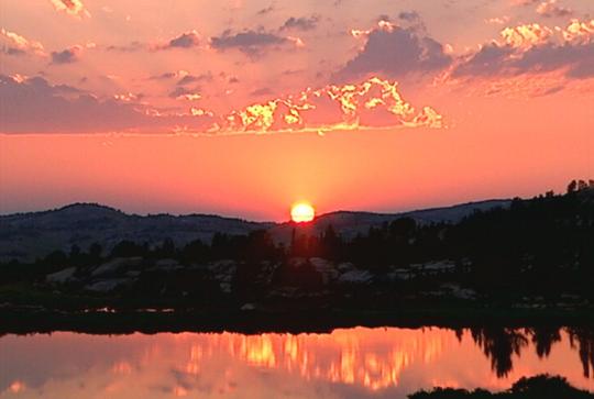 夕阳视频素材素材下载