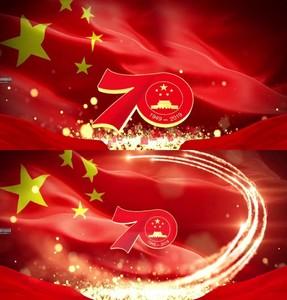 70周年片头视频新款大型文艺晚会活动舞台背景开场片头素材