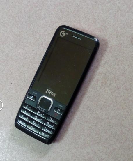 二手zte/中兴u208移动3g直板老人手机学生机qq后台java实价65