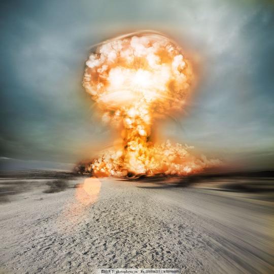 原子弹爆炸炮弹蘑菇云核弹爆炸核武器冰水烈火生活百科