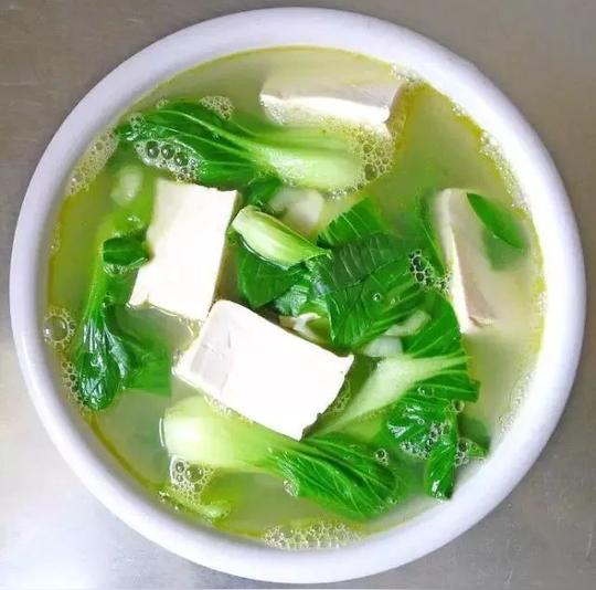 青菜豆腐汤