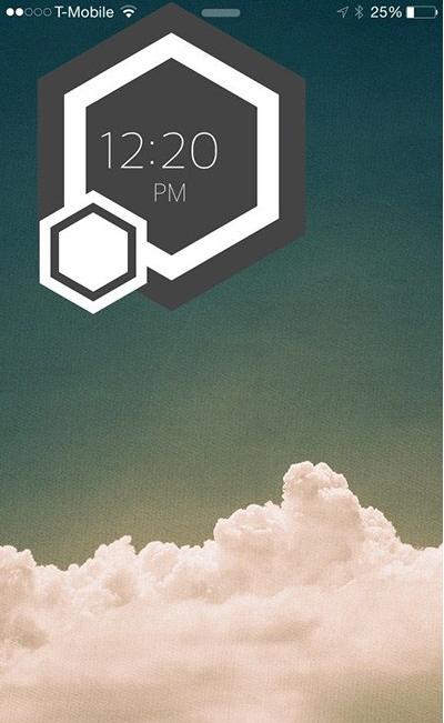 ios8越狱插件hexaclock给锁屏添加个性时钟