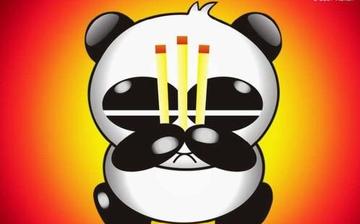 熊猫烧香表情包 一路好走