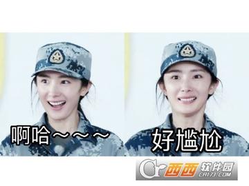 杨幂真正男子汉表情包