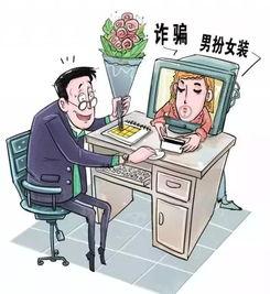 网上交友被骗的例子