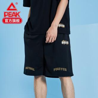 匹克篮球六分裤2020春季新款舒适潮流篮球裤舒适透气运动短裤男黑色m/165