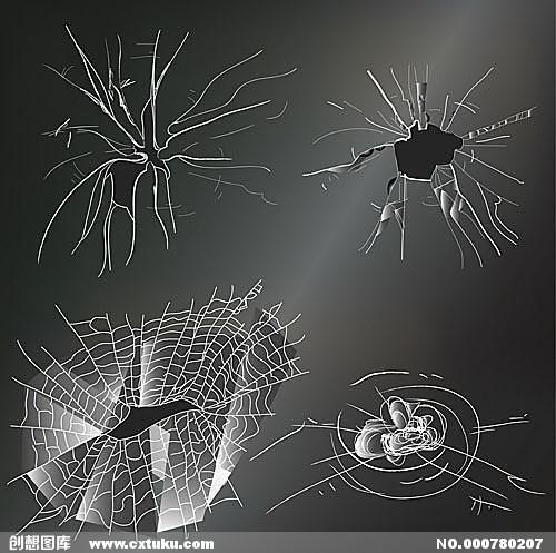 碎玻璃矢量素材下载[eps,矢量图]
