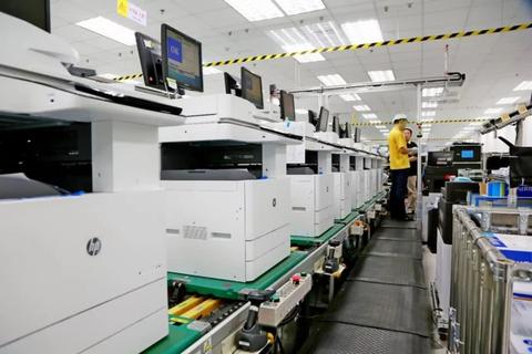 惠普打印机生产车间