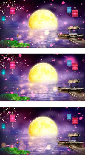 视频素材/片头片尾/ae模板动态|特效|背景视频春江花月夜诗歌朗诵