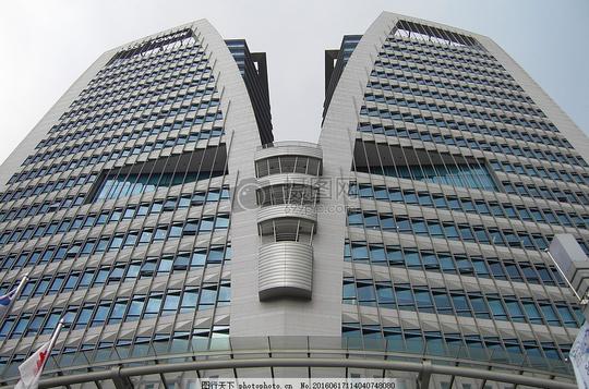 大韩民国的建筑城市体系结构高层建设风光窗户天空灰色