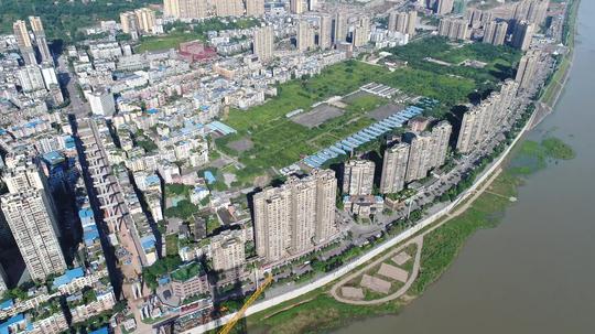 【4k素材】航拍泸州合江县城_3840x2160_高清视频素材