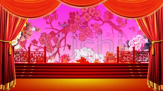 戏曲相声舞台_1920x1080_高清视频素材下载(编号:5)