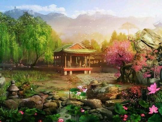 com【素材】古风立绘头像背景·qwym_看图_橙光游戏吧_百度贴吧1
