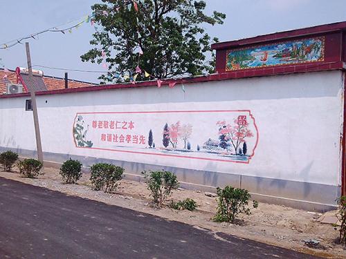 墙面彩绘机(3)_民墙墙体彩绘_主营项目_衡水金点广告