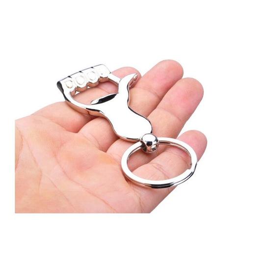 金属钥匙扣手掌开瓶器钥匙链点赞手势钥匙圈定制logo礼品赠送