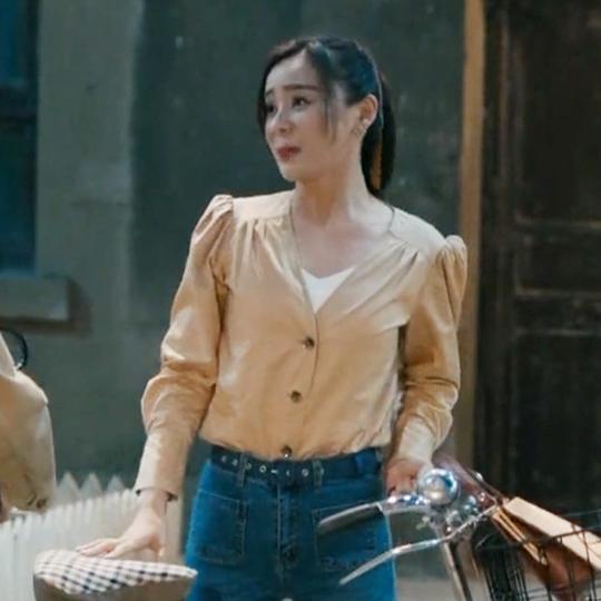 创业年代袁姗姗姚昆同款衬衫长袖