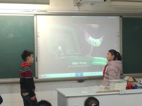 12月14日,郑州市管城区外国语小学开展了三年级英语配音大赛