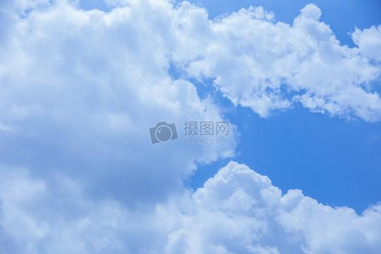 晴天蓝天白云背景素材id：500405568